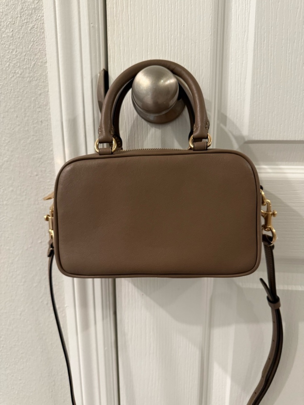 Coach Stachel Crossbody in Dark Stone/Gold - Picture 5 of 9